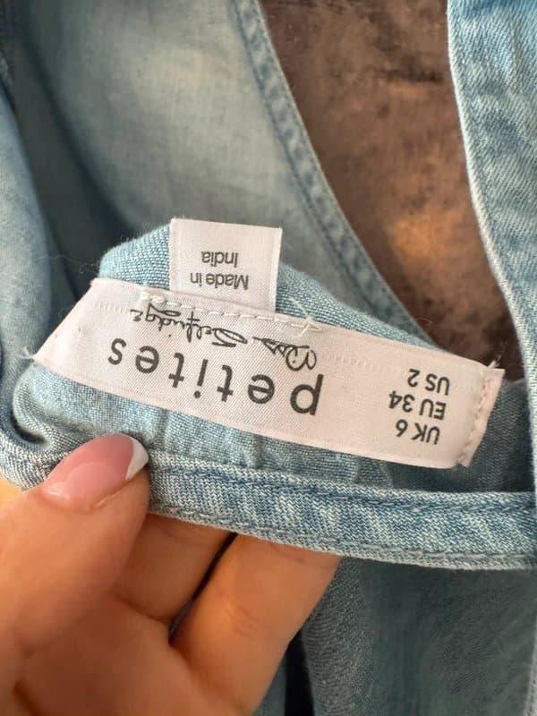 Miss Selfridge Miss Selfridge denim dress petite