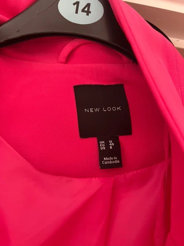 New Look Ladies New Look pink blazer 12
