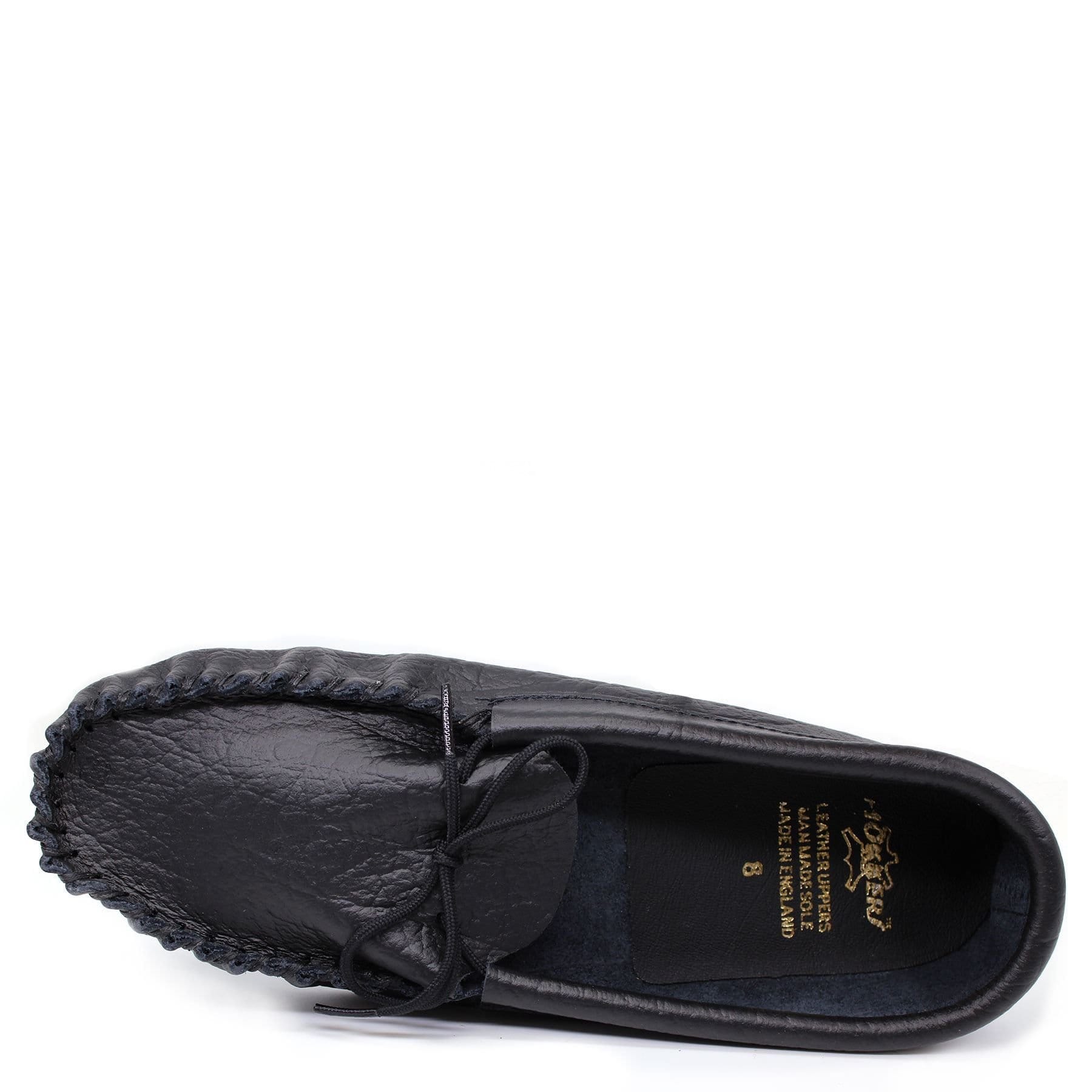Coopers Coopers Men's Leather Moccasin Slippers in Black - 4