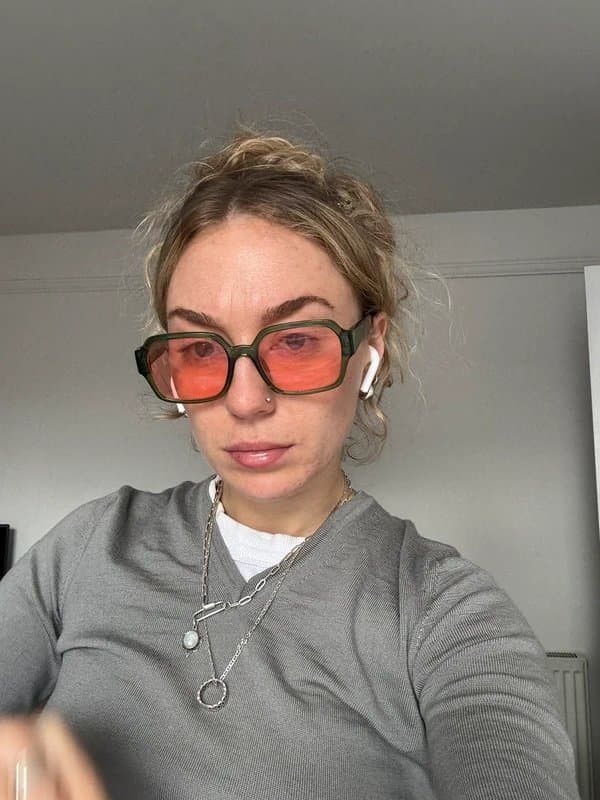 ASOS Two pairs of ASOS funky colourful sunglasses