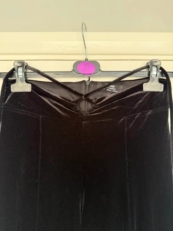 Bershka Bershka Velvet Flared Trousers