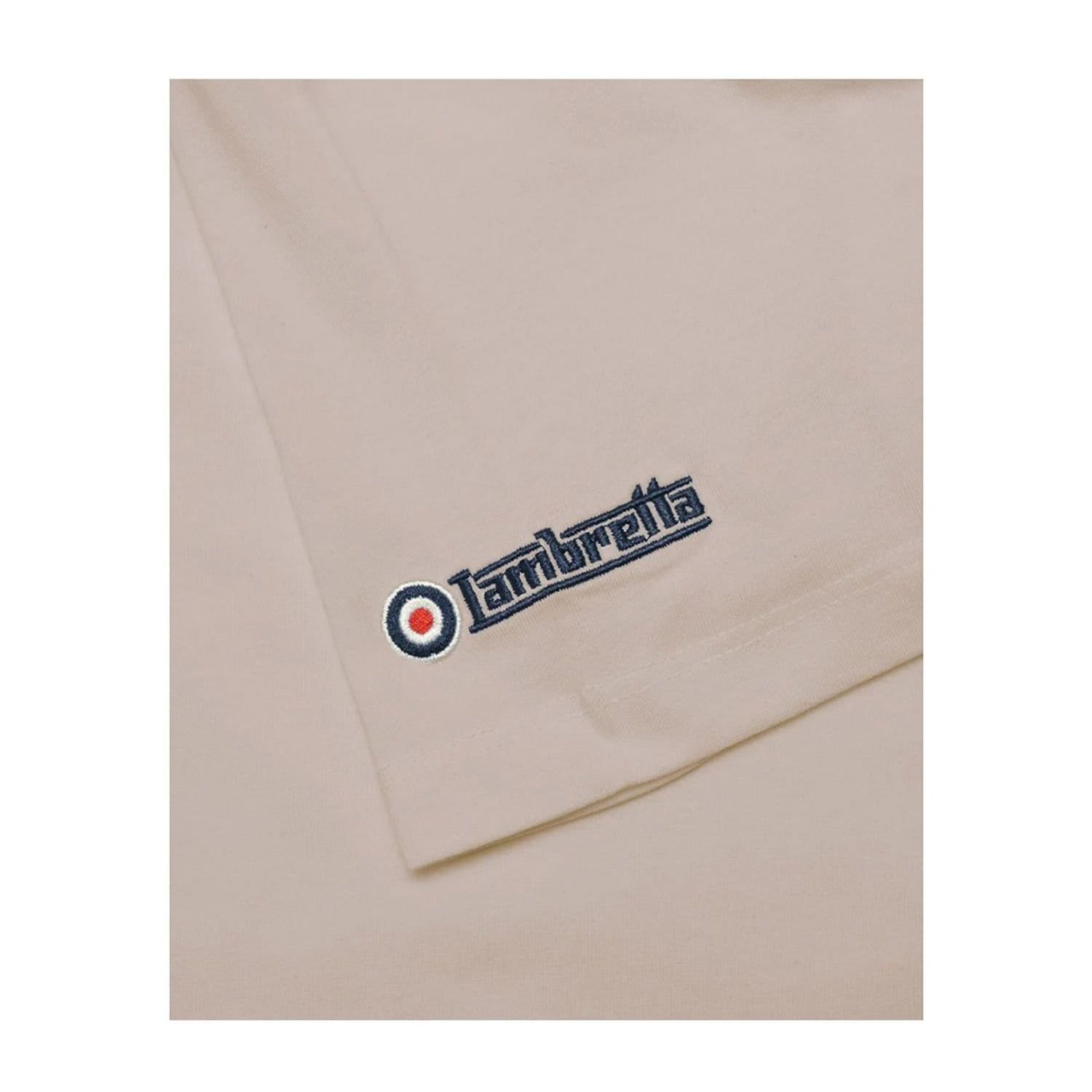 Lambretta Lambretta Men's Scooter Blur T-Shirt in Medium Beige - 4