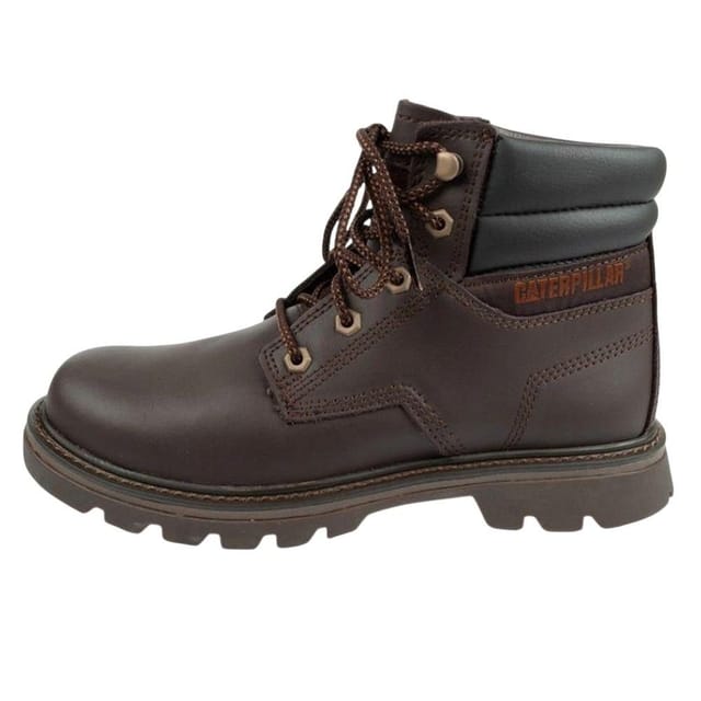 Caterpillar Caterpillar Men's Quadrate Leather Winter Ankle Boots in Brown - 3