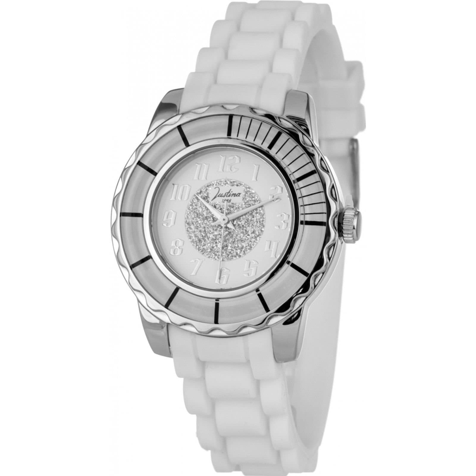 Justina Justina Women's 21976B 39mm Quartz Watch in White