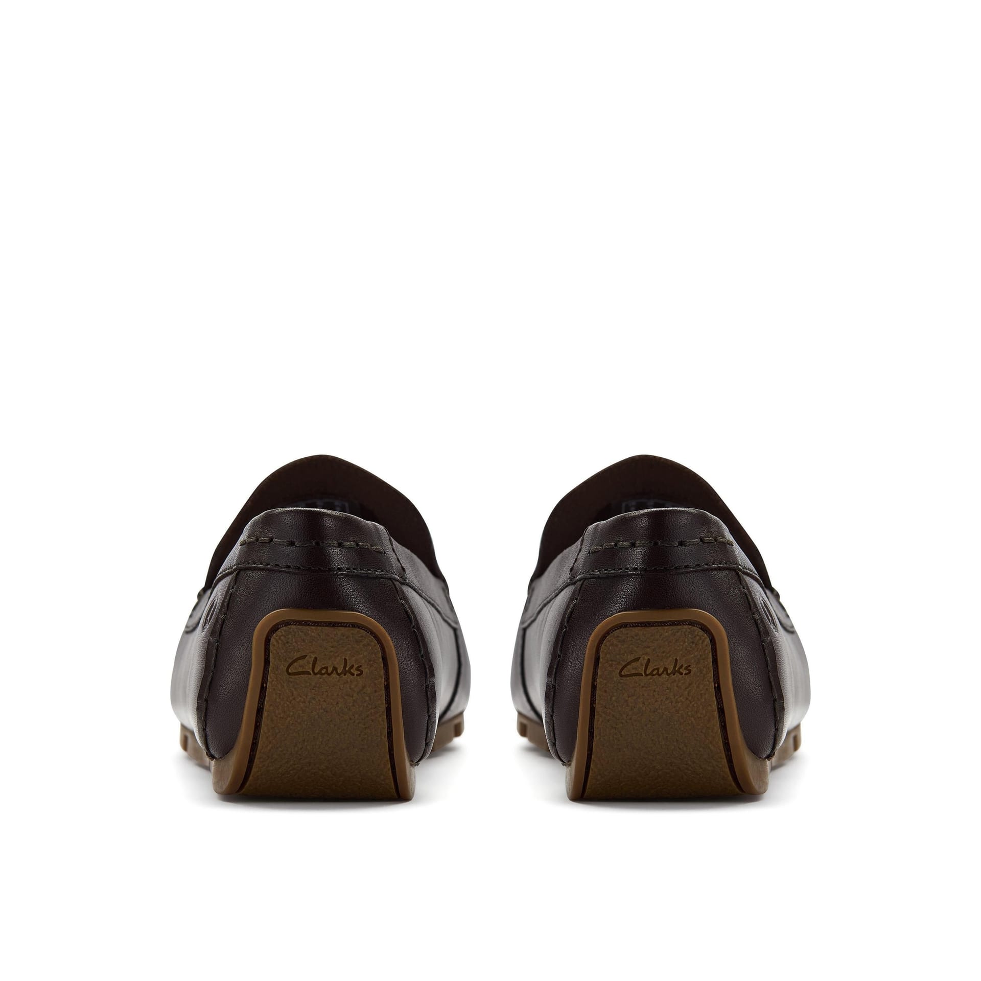 Clarks Clarks Men's Corsley Plain Dark Brown Leather Loafers, Slip Ons - 4