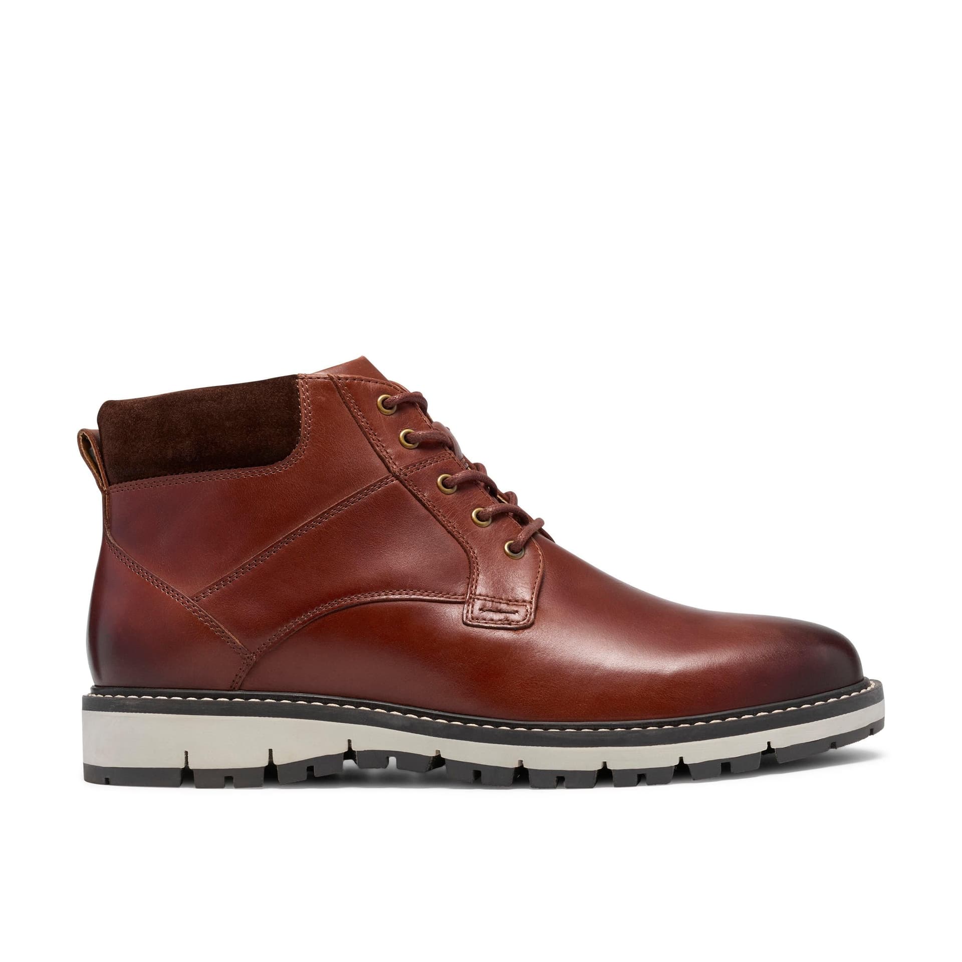 Clarks Clarks Men's Corston Mid Tan Leather Ankle Boots in Brown