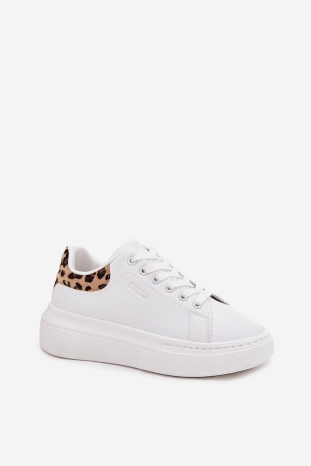 Love Lace Love Lace Women's Big Star Platform Sneakers in with Comfort Foam in White - 2