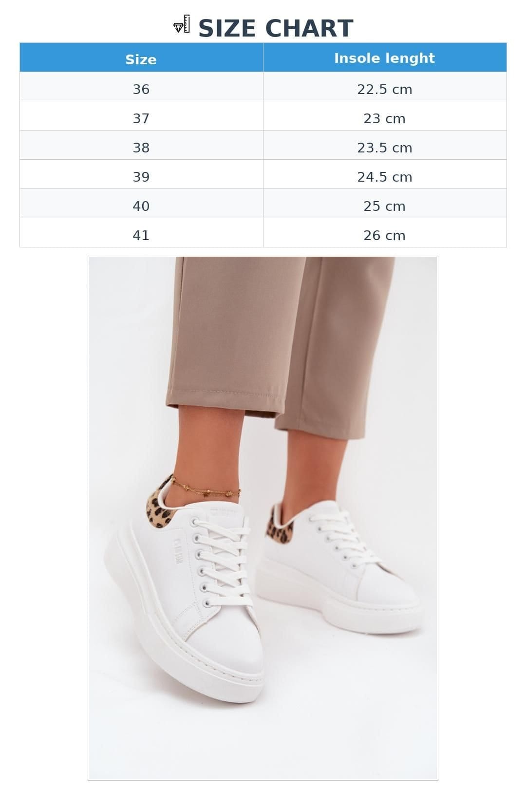 Love Lace Love Lace Women's Big Star Platform Sneakers in with Comfort Foam in White - 4