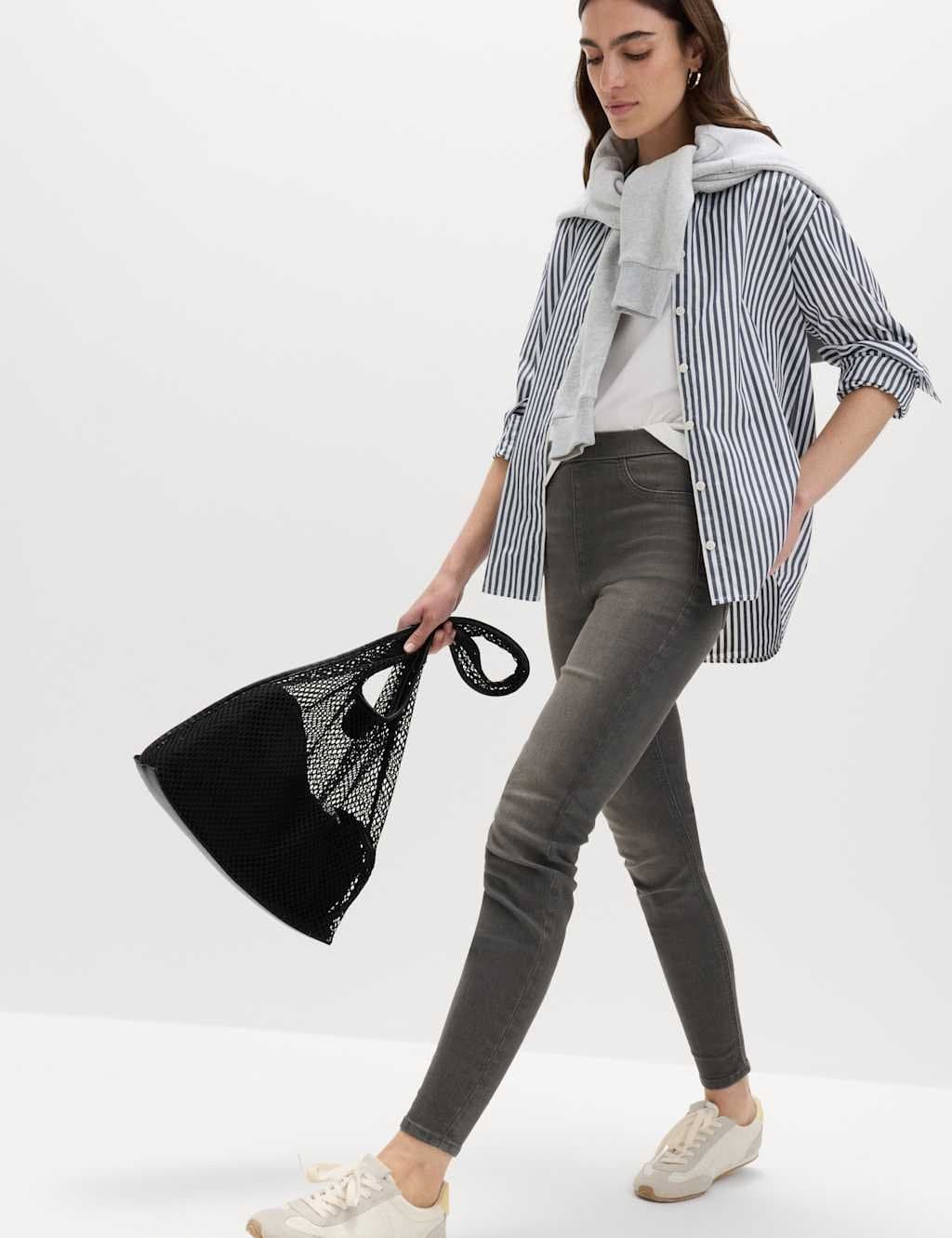 Marks & Spencer M&S Charcoal High Waisted Jeggings