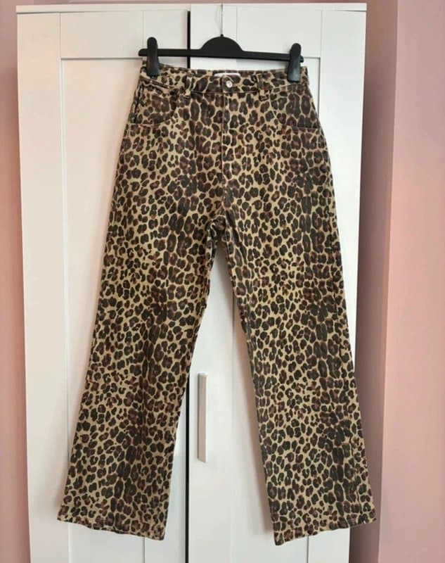 Never Fully Dressed Never Fully Dressed leopard print jeans