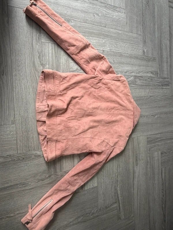 ASOS Leather suede pink jacket - 1