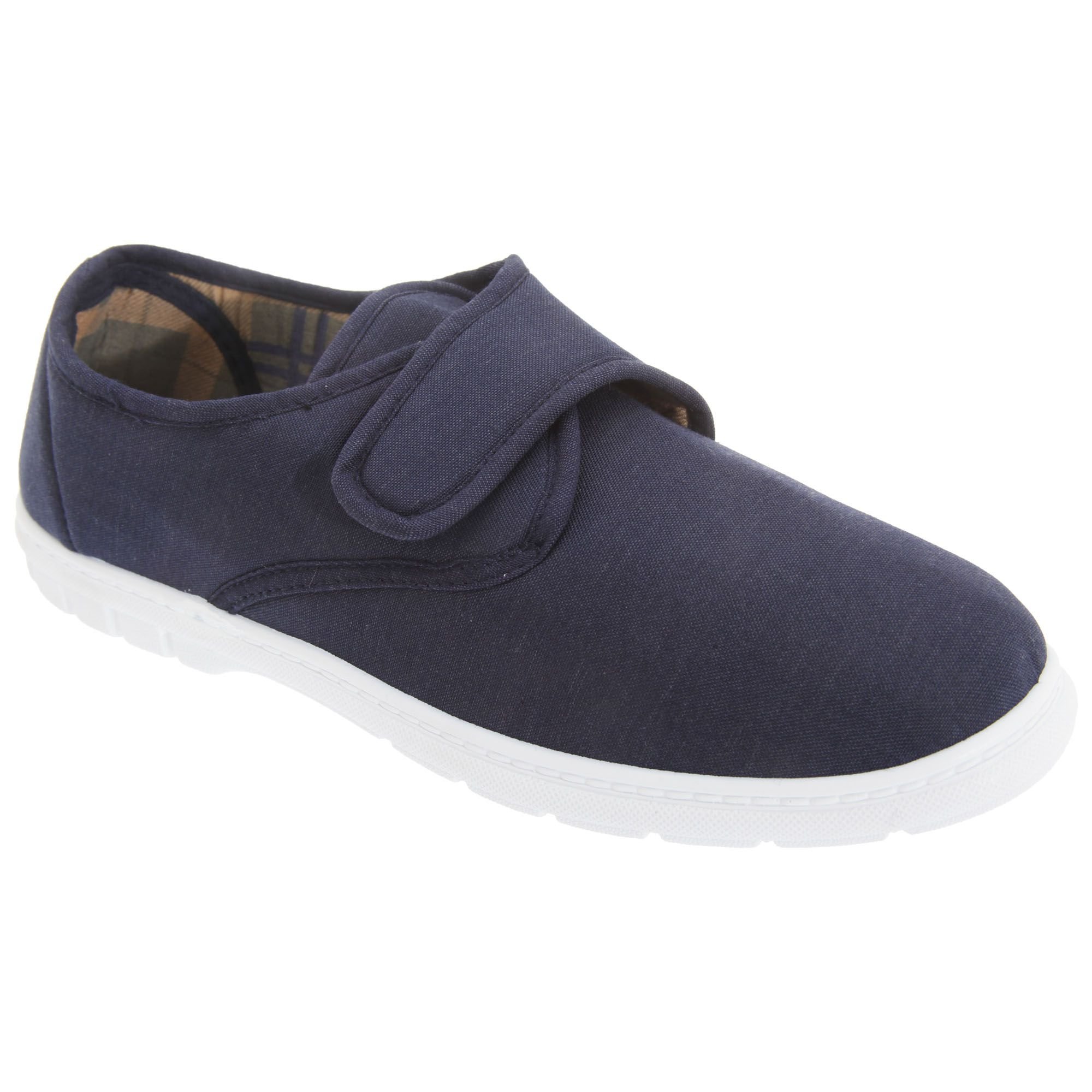 Scimitar Scimitar Men's Touch Fastening Casual Textile Shoes in Dark Navy - 4