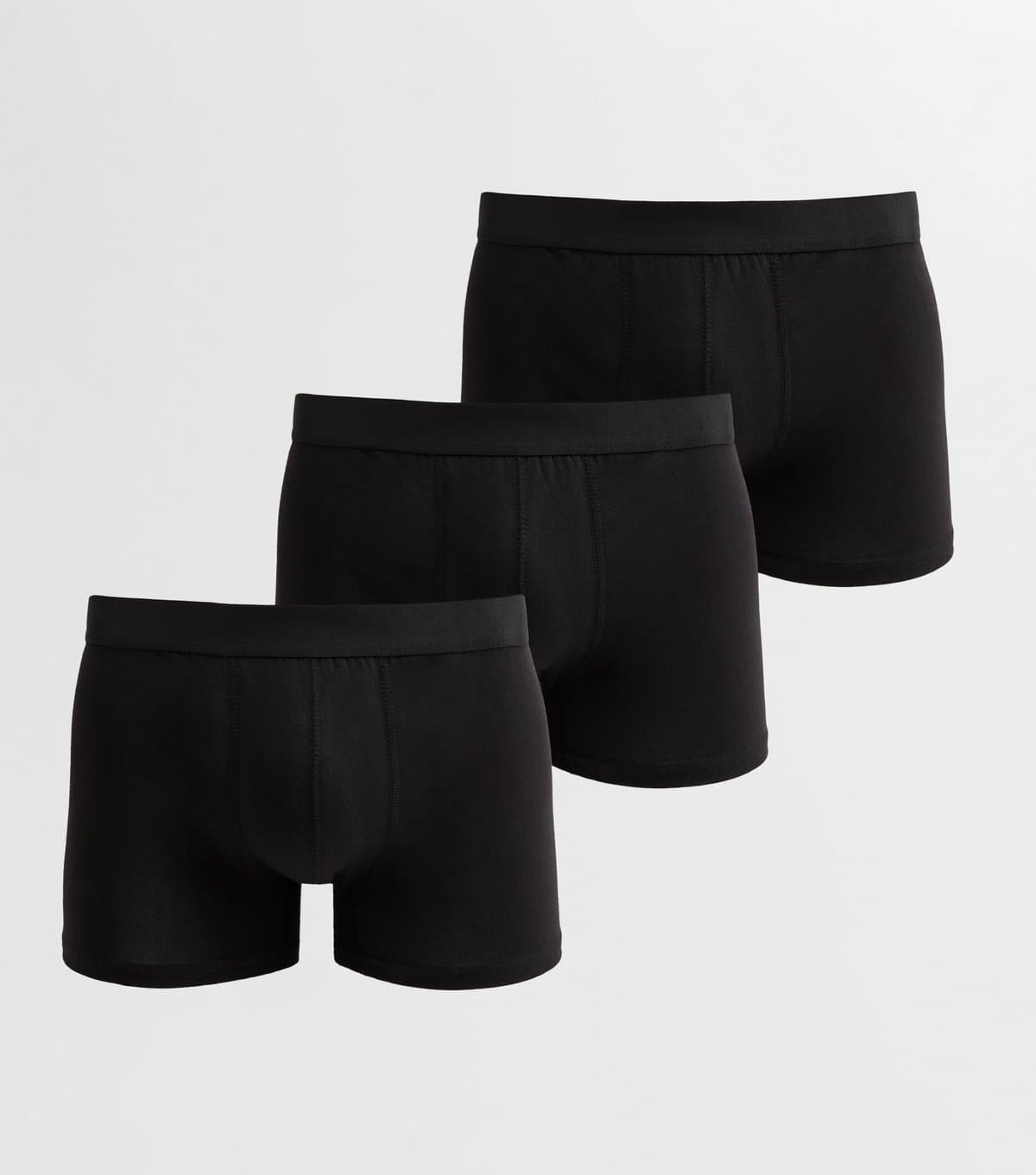 New Look Men's Pack of 3 Black Jersey Boxers New Look