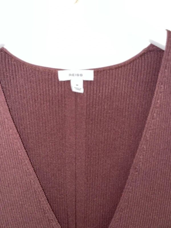 Reiss Reiss Woman Knit Satin Skirt Sleeveless Dress Size UK 10