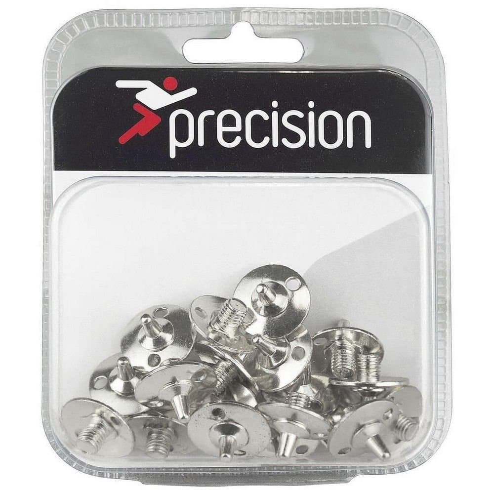 Precision Precision Silver Steel Cricket Spikes (Pack Of 20)
