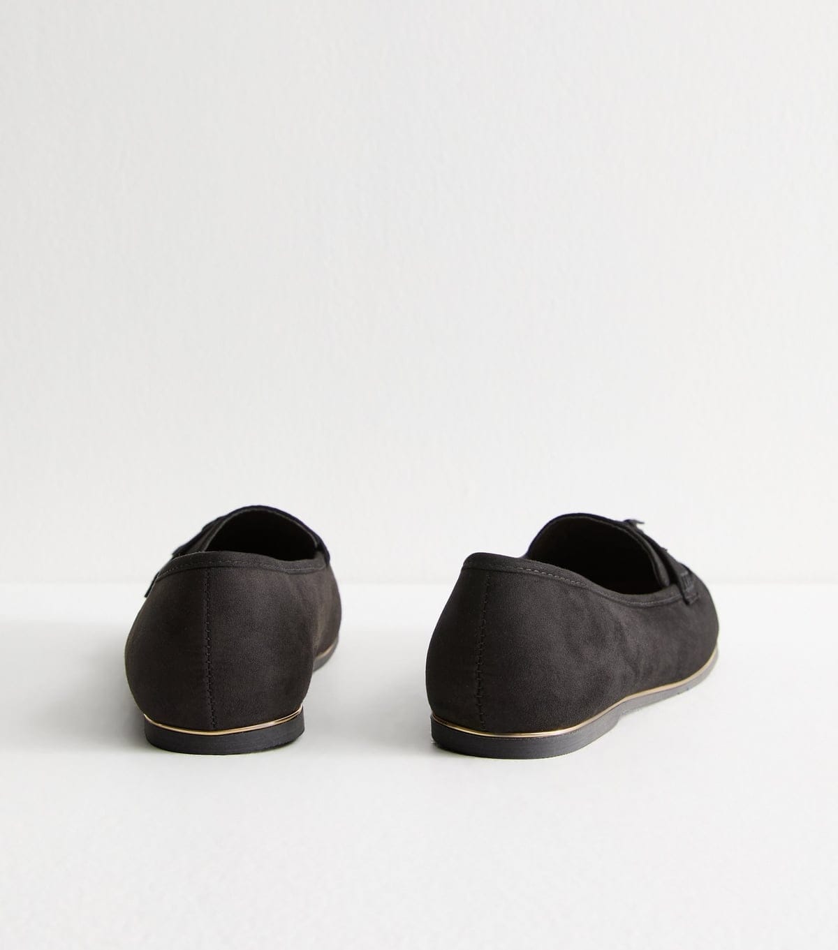 New Look Women's Black Tassel Charm Slip On Loafers New Look - 4