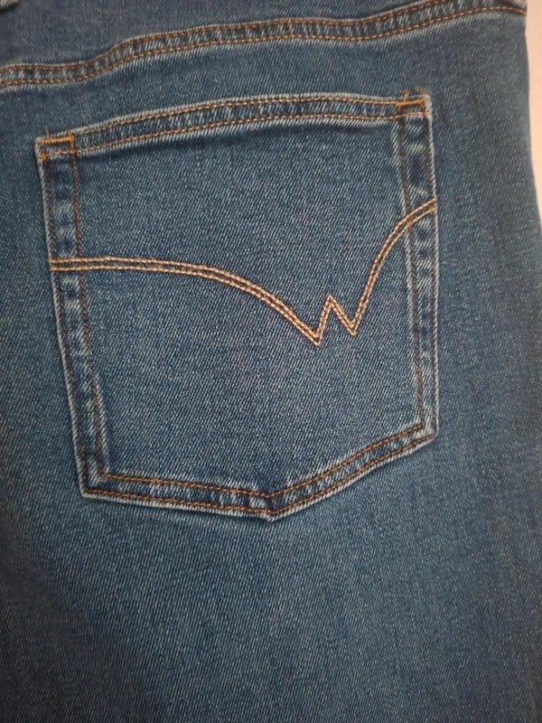 White Stuff White Stuff Relaxed Slim Jeans | Size 16R / EU 44R | Mid Blue Wash - 1