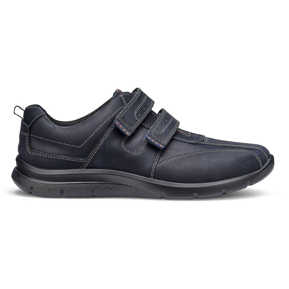 Hotter Hotter Men's 'Energise' Dual Fit Casual Shoes in Dark Navy