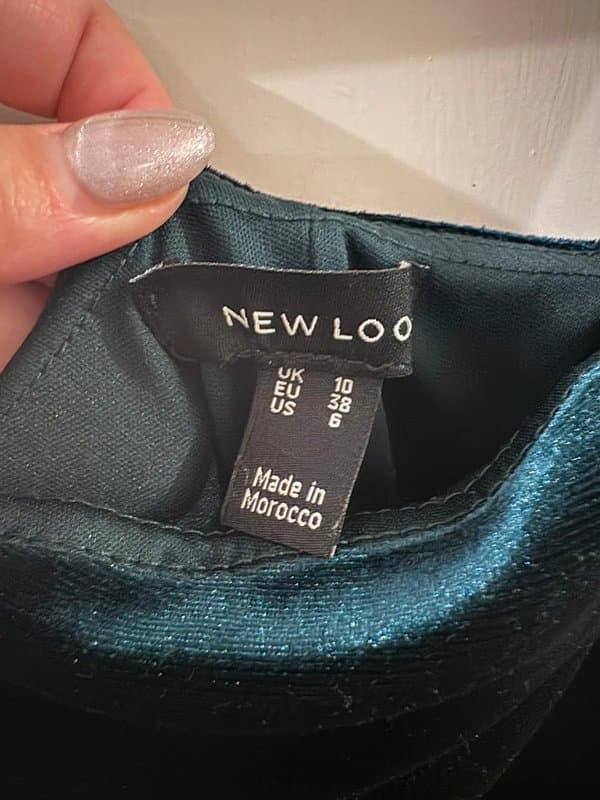 New Look Green velvet mini dress - New Look size 10