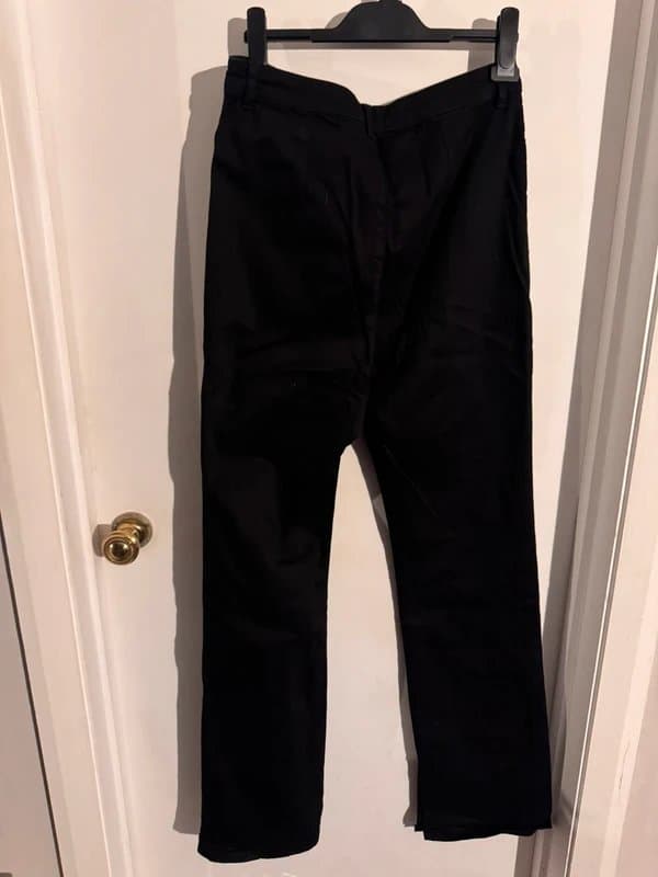 ASOS Asos Tall Black jeans with slits on bottom size 32w 36l