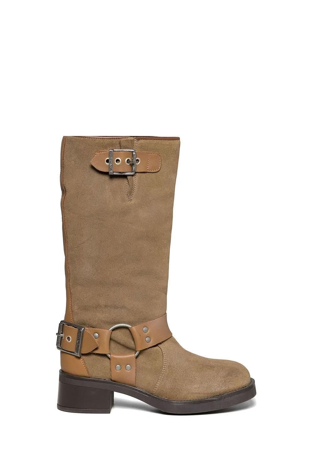 Steve Madden STEVE MADDEN Women's 'Beau Tbn' Suede Boots in Taupe