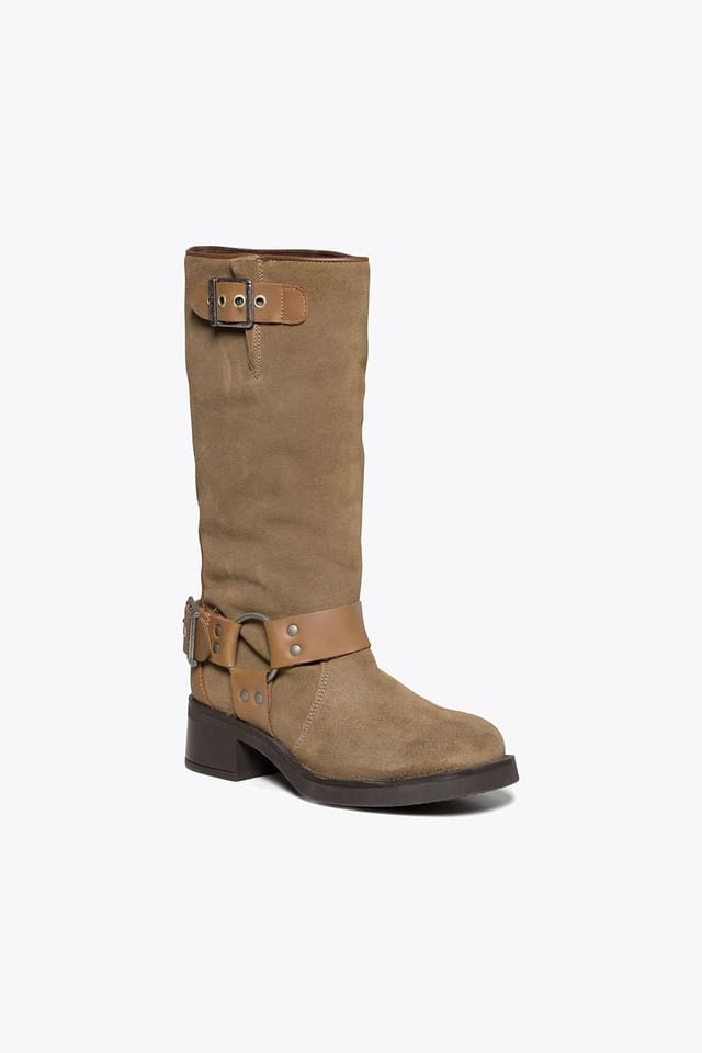 Steve Madden STEVE MADDEN Women's 'Beau Tbn' Suede Boots in Taupe - 2