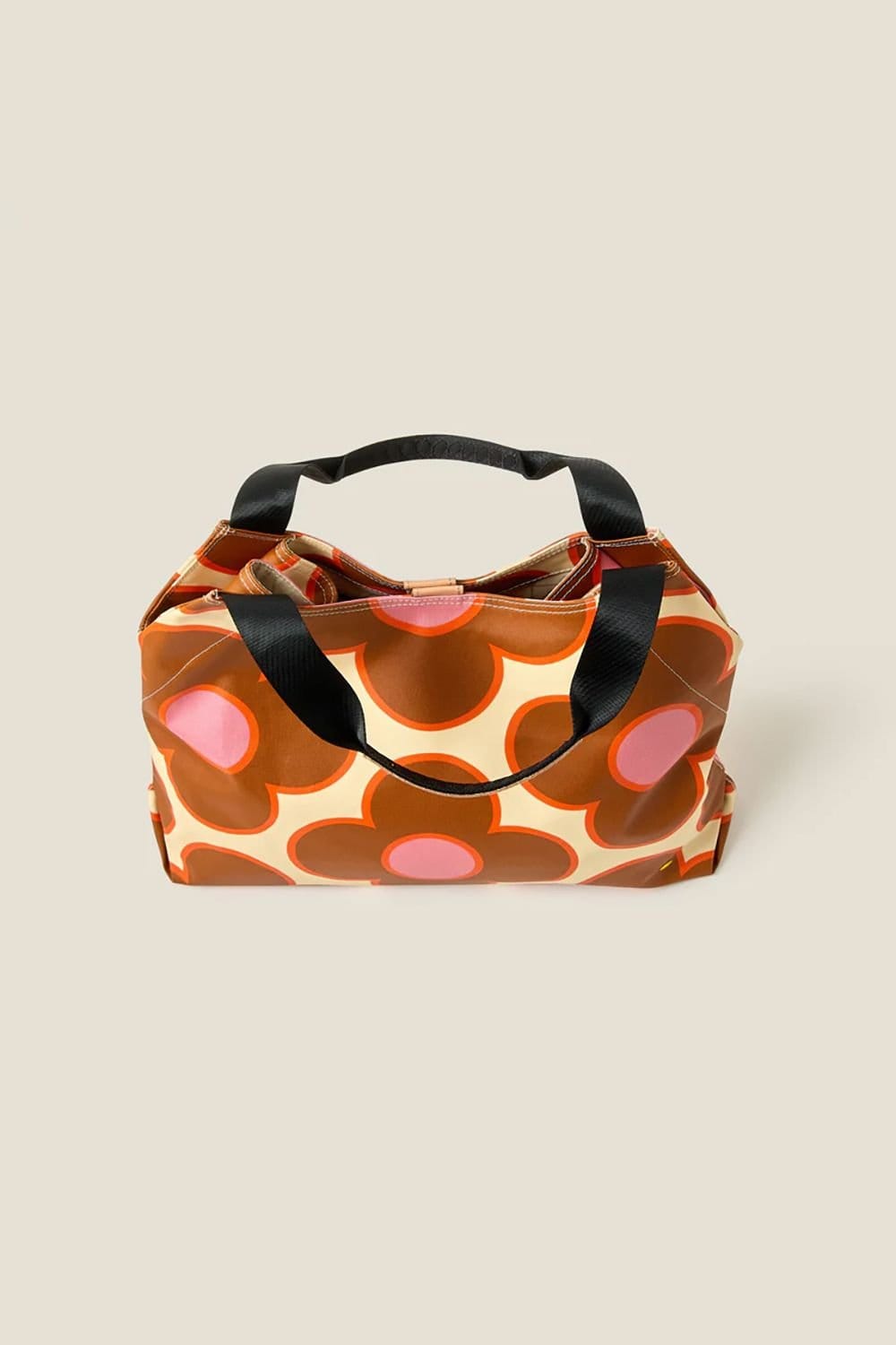 Orla Kiely Orla Kiely Women's Classic Shoulder Bag - Flower Spot Persimmon in Brown - 4