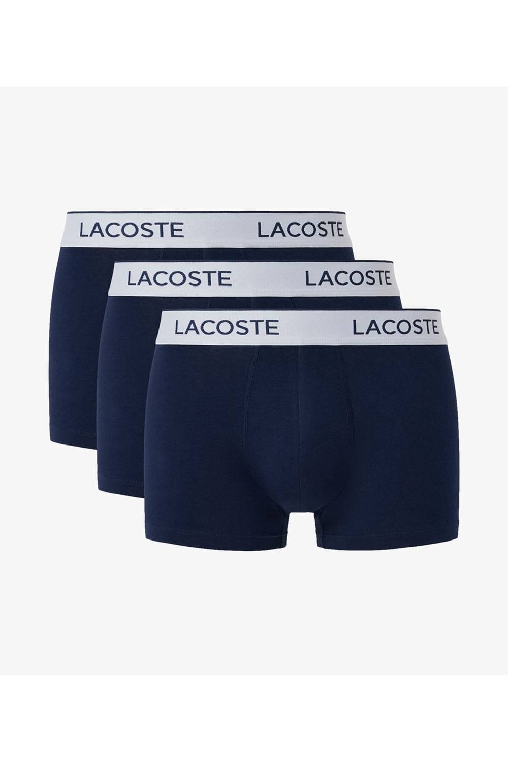 Lacoste Lacoste Men's 3 Pack Trunks Navy - 2