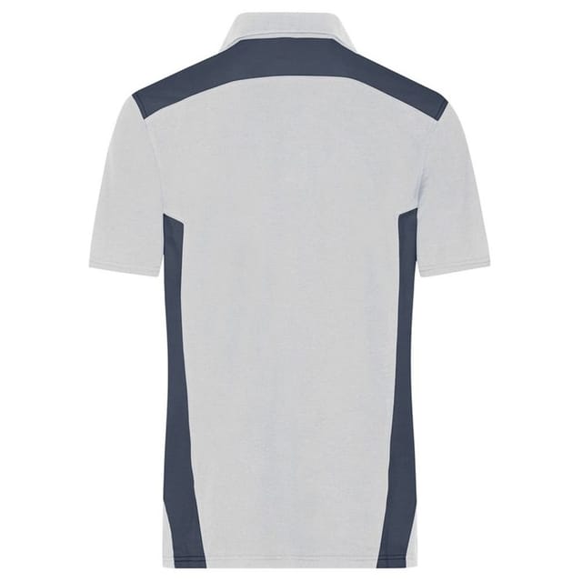 James and Nicholson James and Nicholson Men's Strong Work Polo Shirt in Off-White - 2