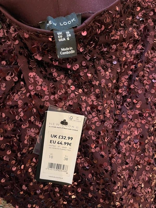 New Look Sequin trousers