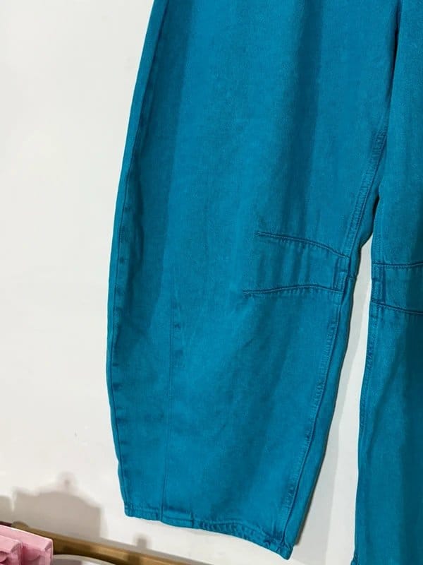 GAP Turquoise Blue Barrel Leg Jeans Trousers