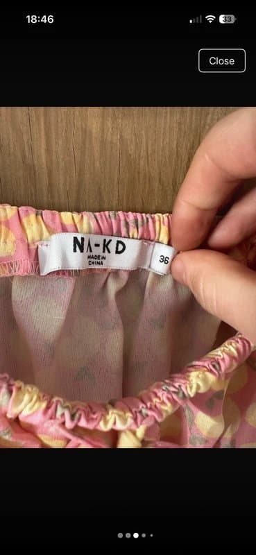 Bershka Gathered crop top