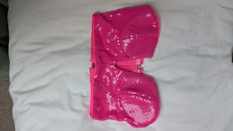 ASOS ASOS luxe pink strapless top