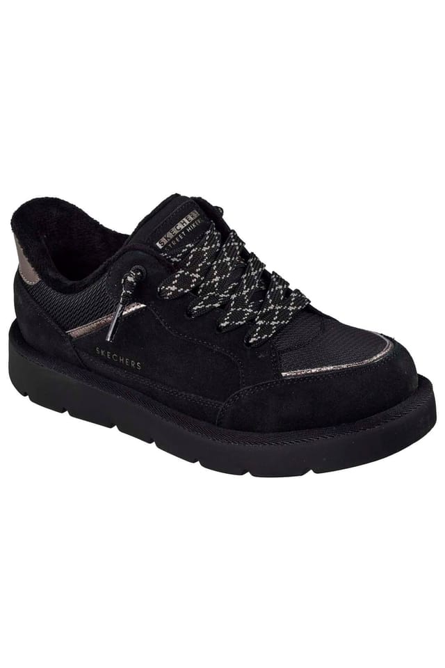 Skechers Skechers Women's Keepsakes Cozy Slip-Ins Suede & Mesh Trainers Black - 3