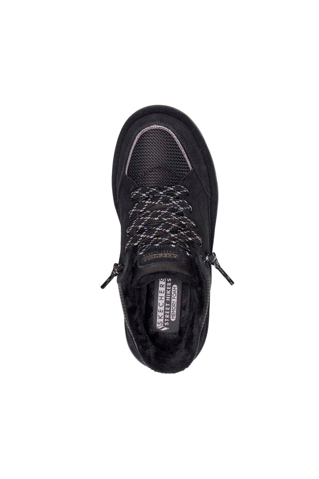 Skechers Skechers Women's Keepsakes Cozy Slip-Ins Suede & Mesh Trainers Black - 4