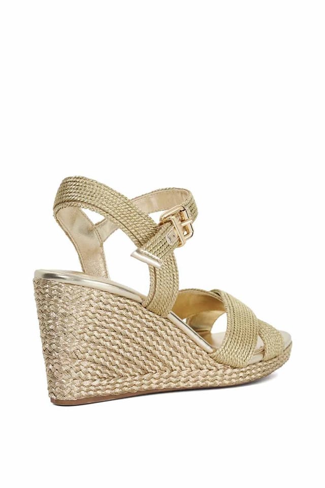 Dune London Dune London Women's 'Kolden' Wedges in Metallics - 3
