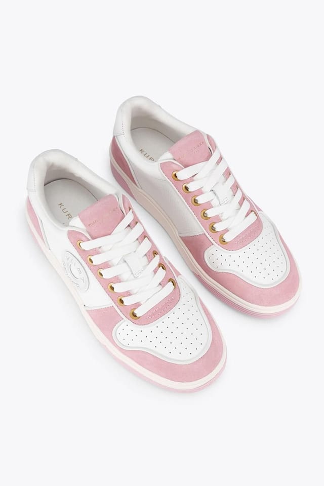 Kurt Geiger London Kurt Geiger London Women's 'Bromley Sneaker' Leather Suede Trainers in Pink - 2