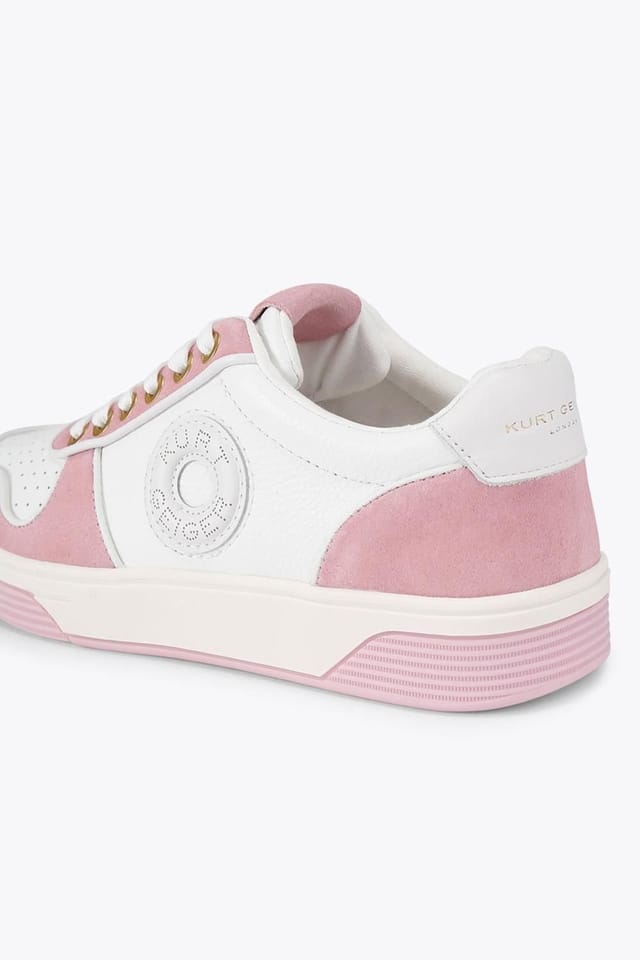Kurt Geiger London Kurt Geiger London Women's 'Bromley Sneaker' Leather Suede Trainers in Pink - 3