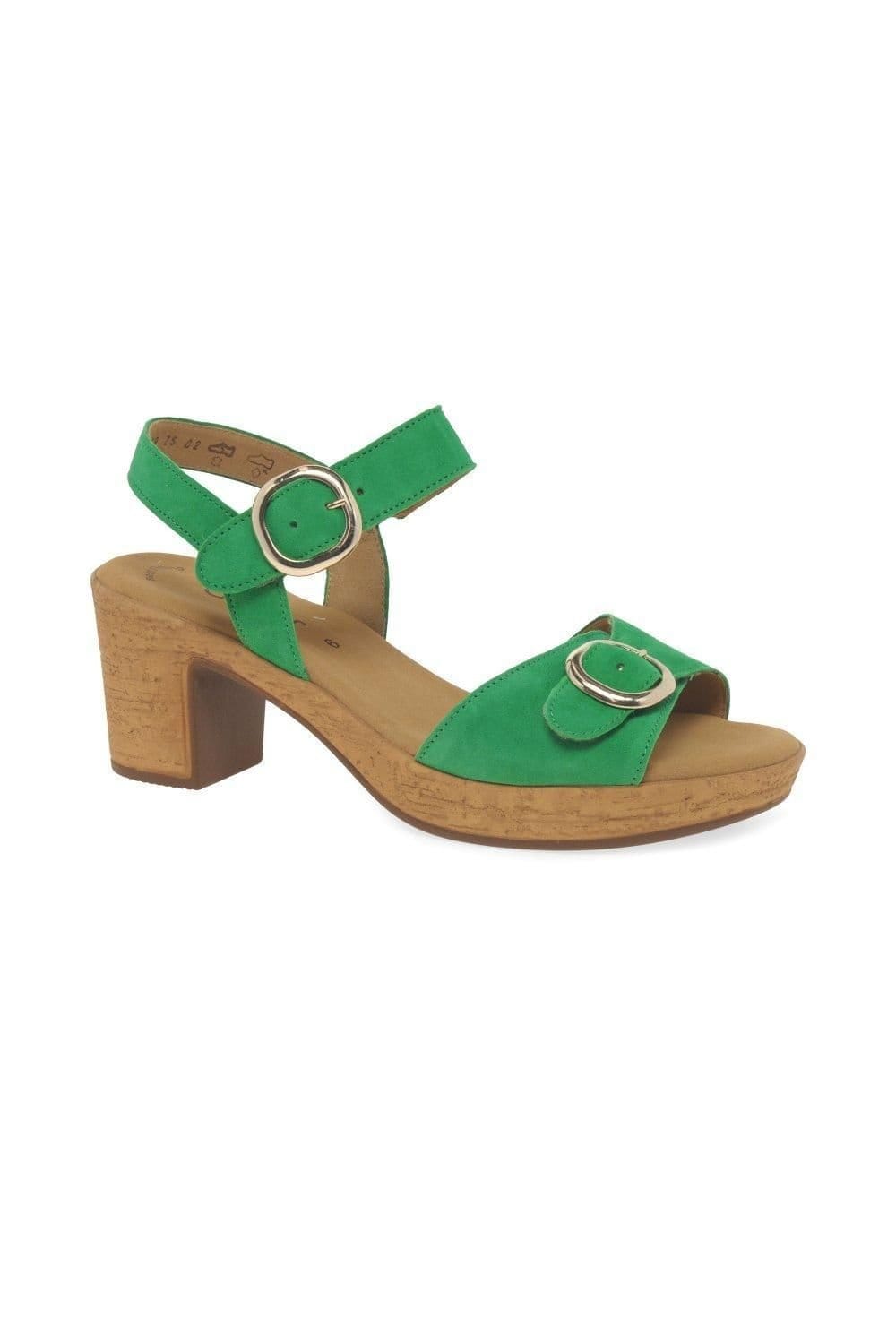 Gabor Gabor Women's 'Fantastica' Heeled Sandals in Green - 4