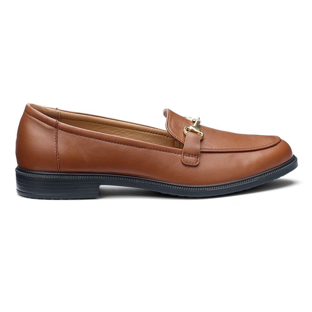 Hotter Hotter Women's Wide Fit 'Clovelly' Loafers in Tan