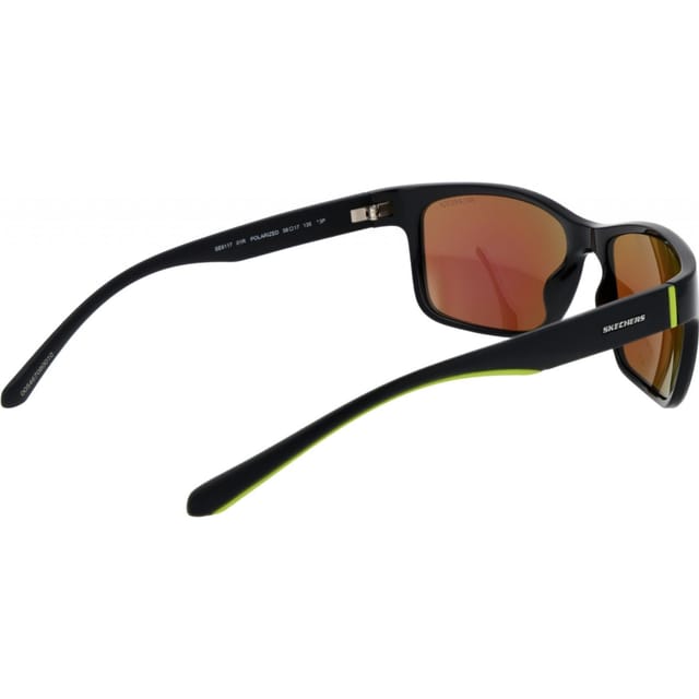 Skechers Skechers Men's SE6117 5801R Square/Rectangle Sunglasses in Black - 3