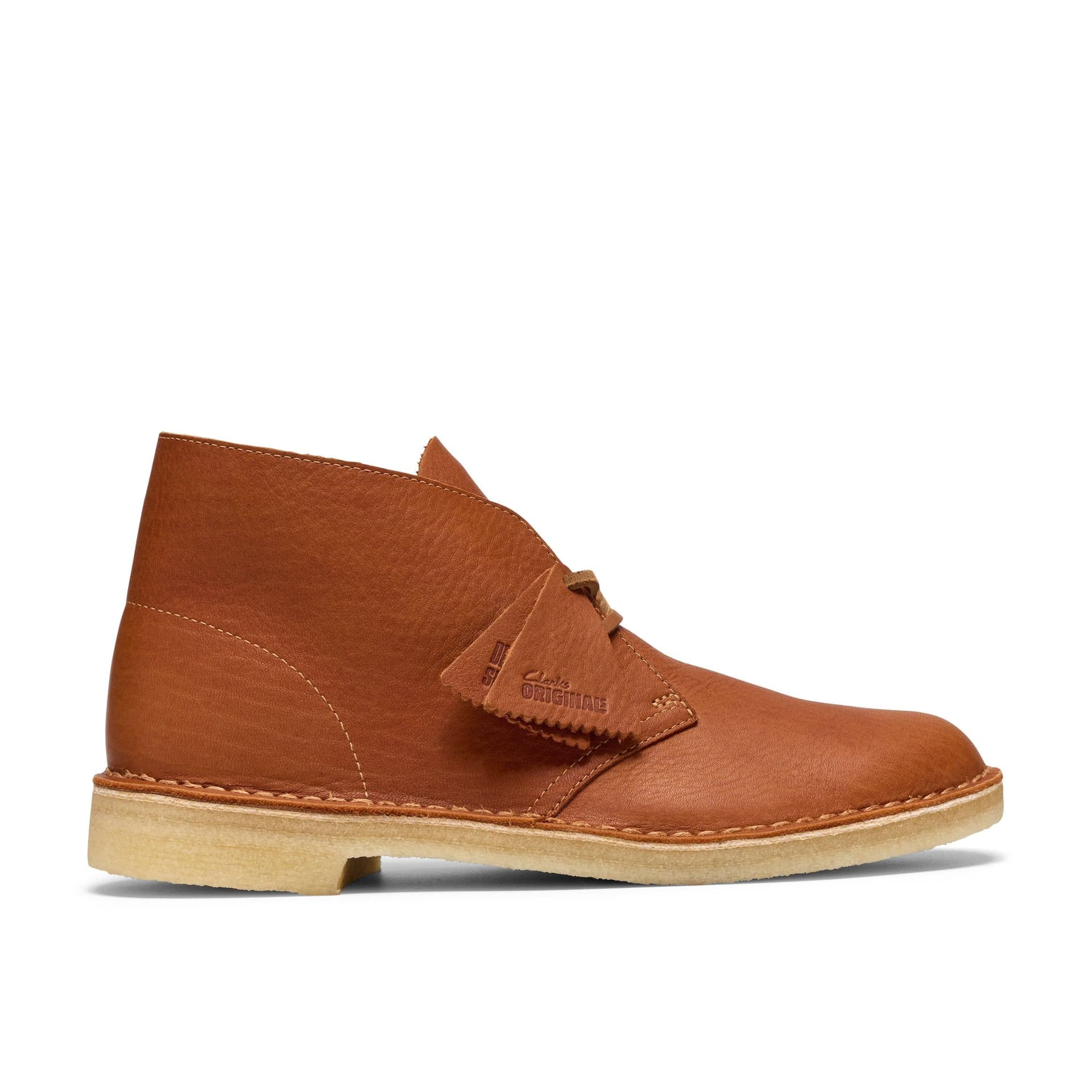 Clarks Clarks Men's Desert Boot Burnt Orange Leather Desert Boots, Lace Up
