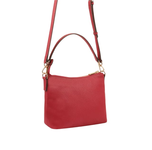 Paul Costelloe Paul Costelloe Women's Mestolo Leather Day Bag in Cerise - 2