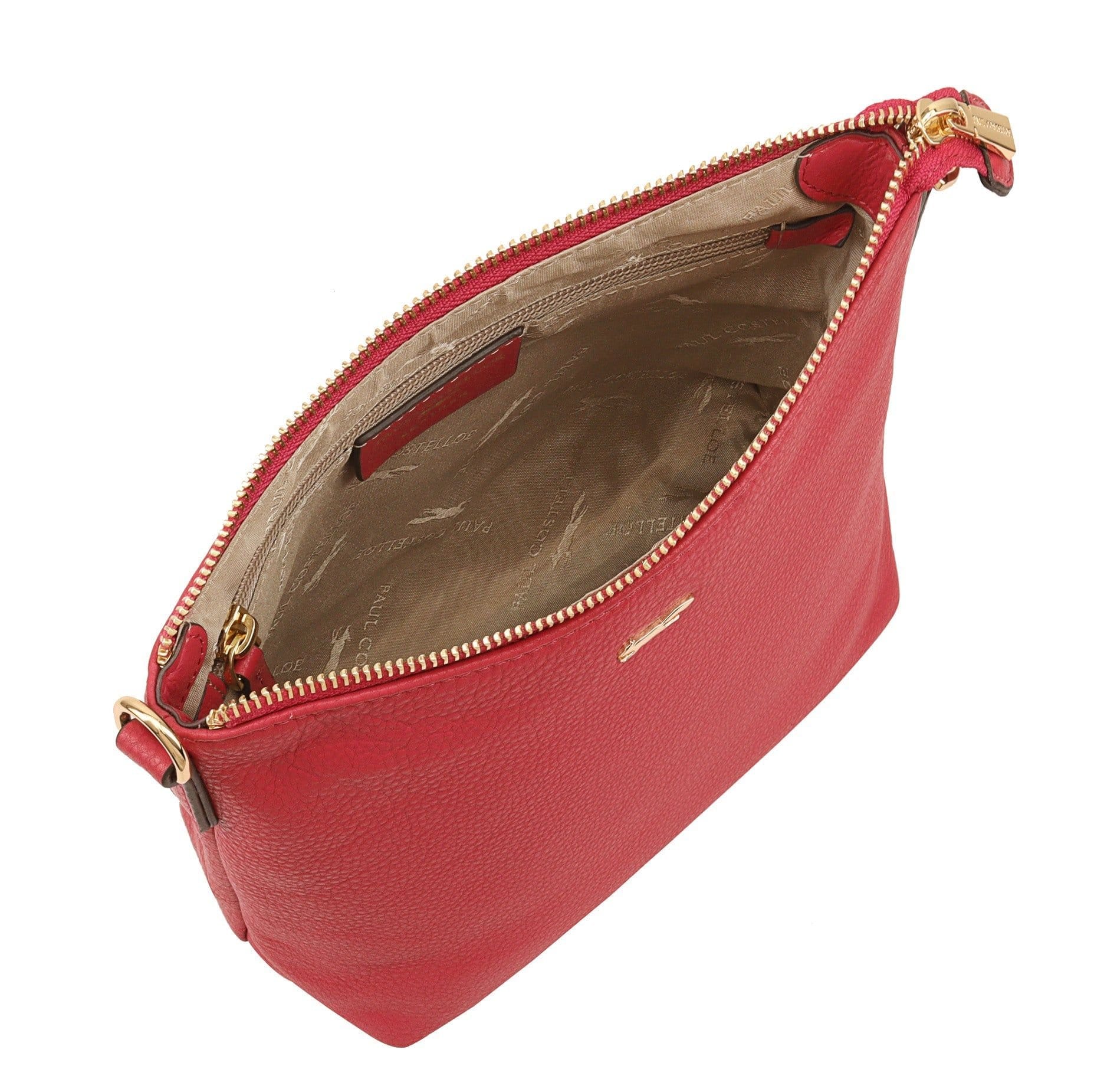 Paul Costelloe Paul Costelloe Women's Mestolo Leather Day Bag in Cerise - 4