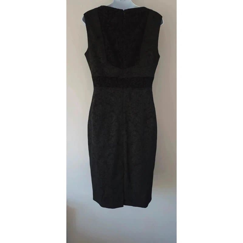 Karen Millen Karen Millen lace embroidered sleeveless bardot midi dress UK size 14
