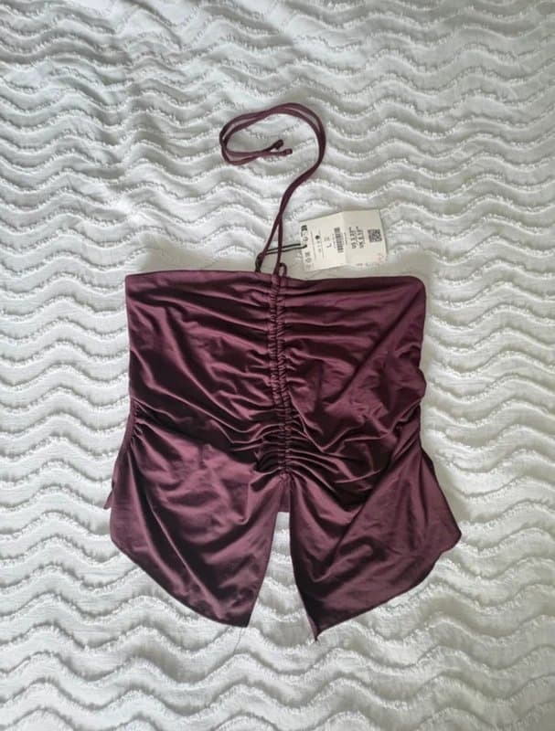 Bershka Bershka halter neck bandeau top size L BNWT