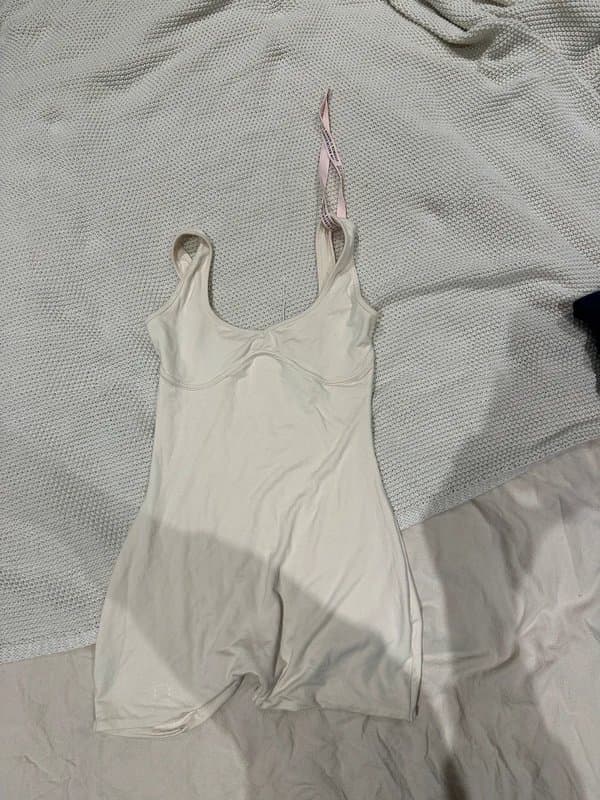 Oh Polly Oh Polly Cream Jumpsuit size 12