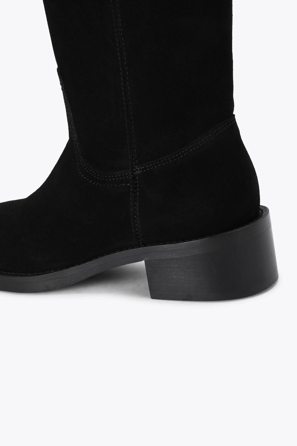 Steve Madden STEVE MADDEN Women's 'Riggs 017' Suede Boots in Black - 4