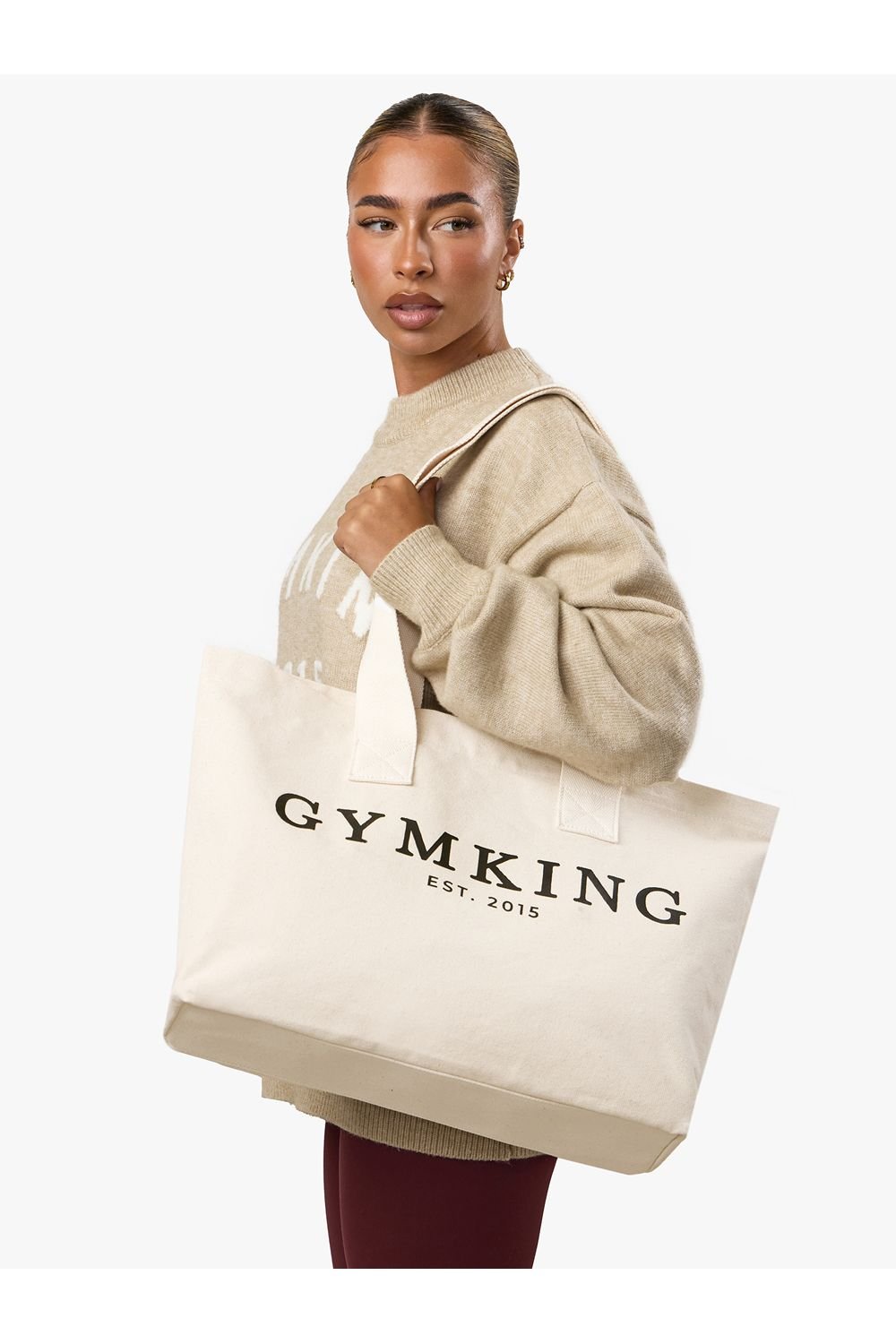 Gym King GYM KING Men's Established Tote Bag Natural - 3