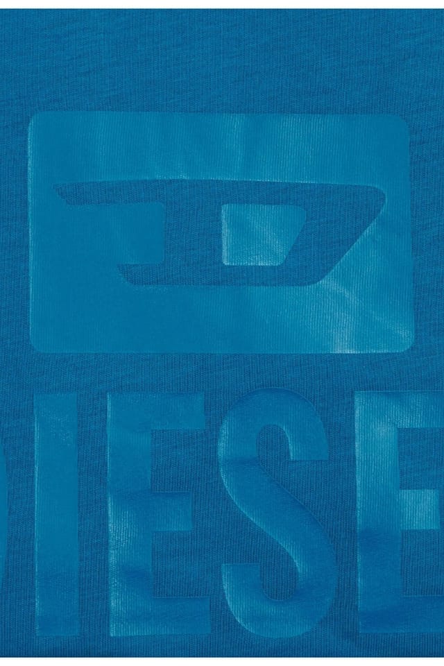Diesel Diesel Men's Short Sleeve Crew T-shirt in Mid Blue - 3